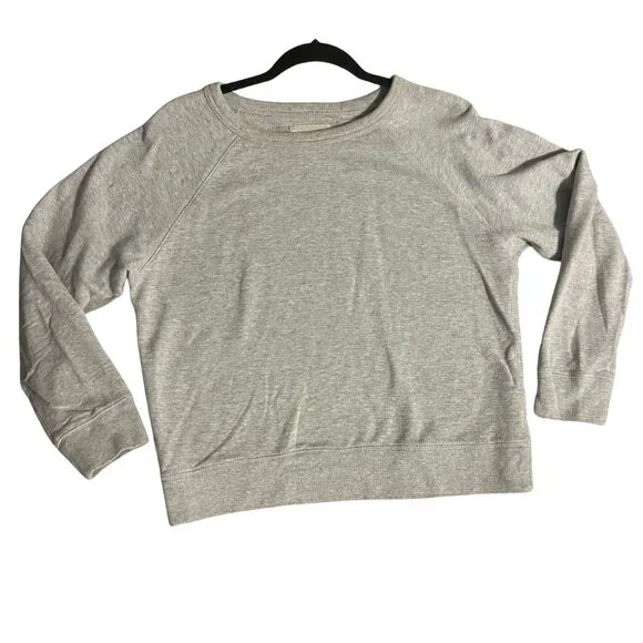 *2 for 1* Everlane French Terry Lightweight Sweatshirt Size S Grey and Blue - Picture 5 of 12